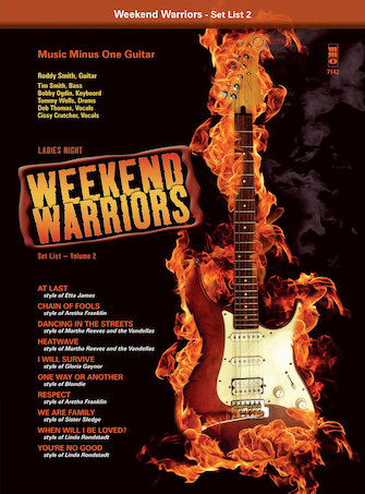 Product Cover for Weekend Warriors, Set List 2 – Ladies' Night Guitar Songbook Music Minus One Guitar Music Minus One Download by Hal Leonard