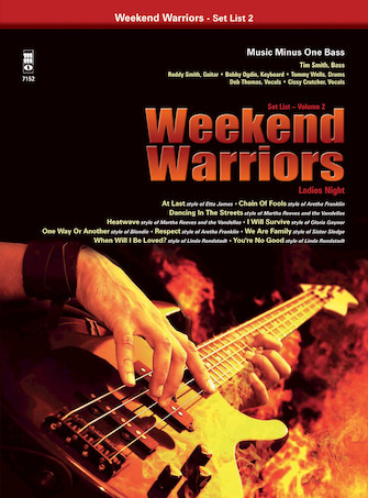 Product Cover for Weekend Warriors, Set List 2 – Ladies' Night Bass Songbook Music Minus One Bass Music Minus One Download by Hal Leonard