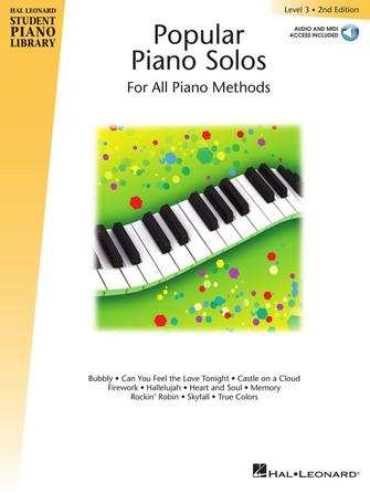 Popular Piano Solos 2nd Edition Level 3 Hal Leonard Student Piano Library Book With Online Audio Hal Leonard Online
