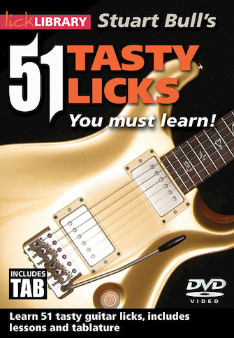 Product Cover for 51 Tasty Licks You Must Learn  Lick Library DVD - TAB by Hal Leonard