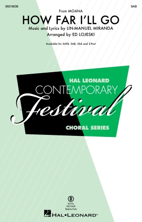 Product Cover for How Far I'll Go (from Moana)  Disney Choral Octavo by Hal Leonard