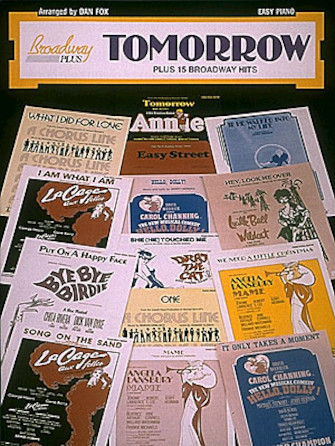 Product Cover for 'Tomorrow' Plus 15 Broadway Hits (Easy Piano  Easy Piano Folios  by Hal Leonard