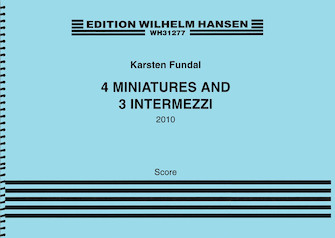 Product Cover for 4 Miniatures and 3 Intermezzi ScorePercussion 1 & 2, Piano Music Sales America Softcover by Hal Leonard