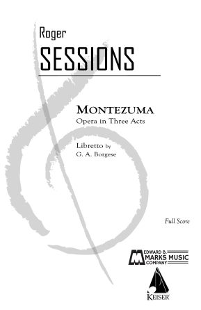 Product Cover for Montezuma: an Opera in 3 Acts Full Score E.B. Marks Softcover by Hal Leonard