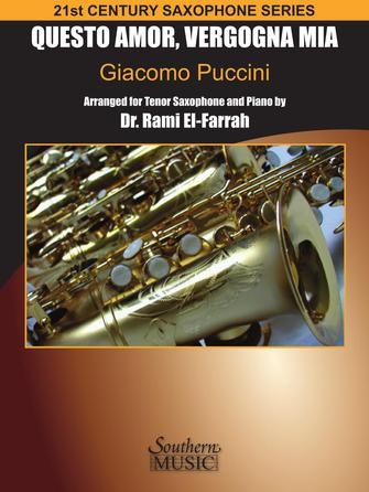 Questo Amor Vergogna Mia from Edgar for Tenor Saxophone and Piano