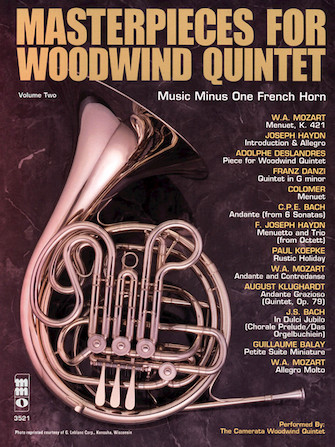 Product Cover for Masterpieces for Woodwind Quintet – Volume Two Music Minus One French Horn Music Minus One Download by Hal Leonard