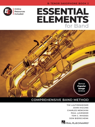 Product Cover for Essential Elements for Band – Bb Tenor Saxophone Book 2 with EEi  Essential Elements for Band Softcover Media Online by Hal Leonard