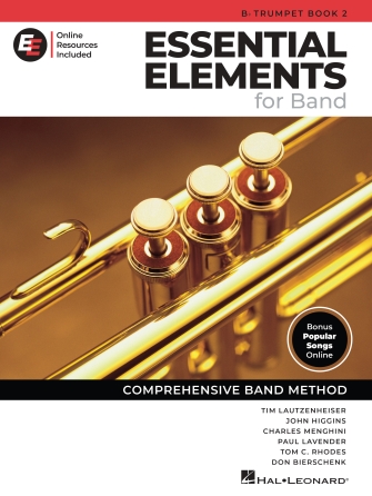 Product Cover for Essential Elements for Band – Bb Trumpet Book 2 with EEi  Essential Elements for Band Softcover Media Online by Hal Leonard