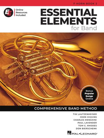 Product Cover for Essential Elements for Band – F Horn Book 2 with EEi  Essential Elements for Band Softcover Media Online by Hal Leonard