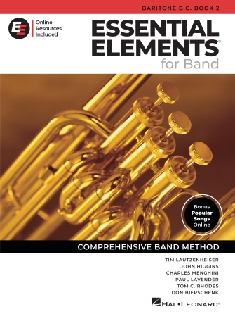 Product Cover for Essential Elements for Band – Baritone B.C. Book 2 with EEi  Essential Elements for Band Softcover Media Online by Hal Leonard