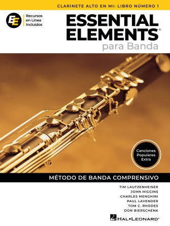 Essential Elements para Banda - Clarinete Alto en Mib Libro Numero 1 - Recursos en Linea Incluidos
