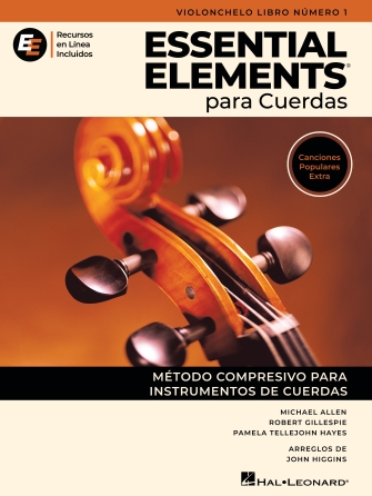 Essential Elements para Cuerdas - Violonchelo Libro Numero 1 - Recursos en Linea Incluidos