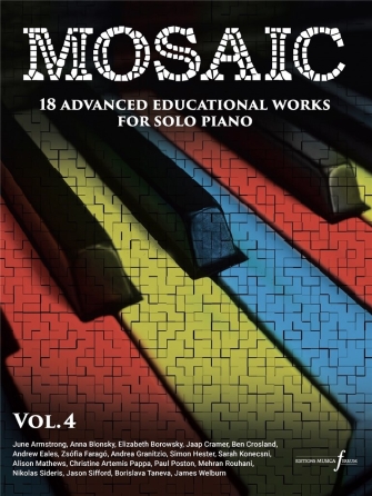 Product Cover for Mosaic – Volume 4 18 Advanced Educational Works for Solo Piano Piano Softcover by Hal Leonard