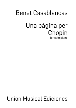 Una Pagina Per Chopin Una Pagina Per Chopin