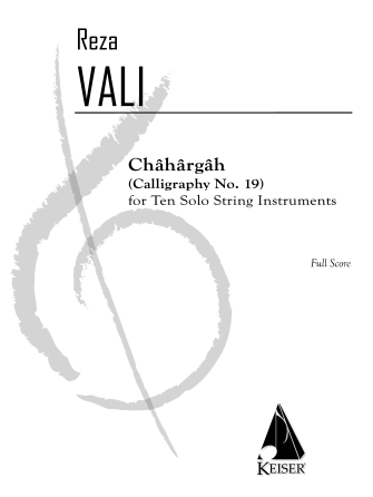 Product Cover for Chaharah (Calligraphy No. 19) for 10 Solo String InstrumentsFull Score LKM Music Softcover by Hal Leonard