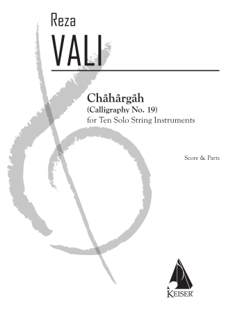 Product Cover for Chaharah (Calligraphy No. 19) for 10 Solo String InstrumentsScore and Parts LKM Music Softcover by Hal Leonard