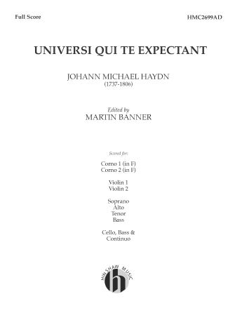Product Cover for Universi Qui Te Expectant  Hinshaw Music Download by Hal Leonard