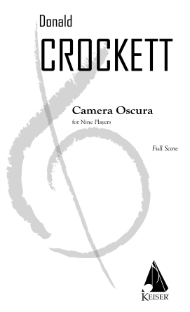 Product Cover for Camera Oscura for Woodwind Quintet and Quartet of Strings LKM Music  by Hal Leonard