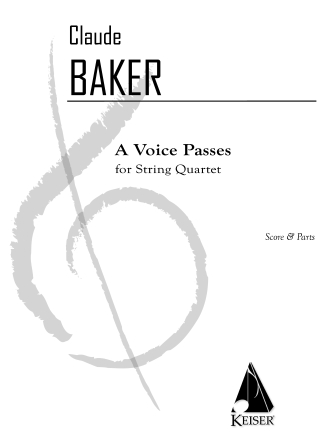 Product Cover for A Voice Passes (Score and Parts) for String Quartet LKM Music Softcover by Hal Leonard