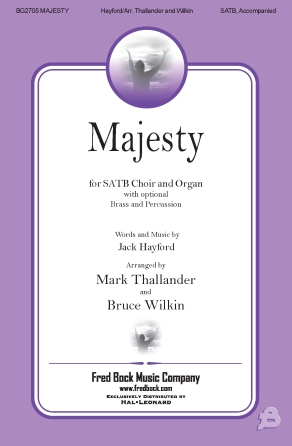 Product Cover for Majesty  Fred Bock Publications Octavo by Hal Leonard