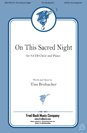 Product Cover for On This Sacred Night  Fred Bock Publications Octavo by Hal Leonard