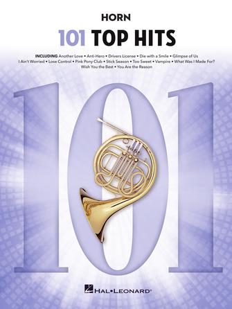 Product Cover for 101 Top Hits for Horn Instrumental Folio Softcover by Hal Leonard
