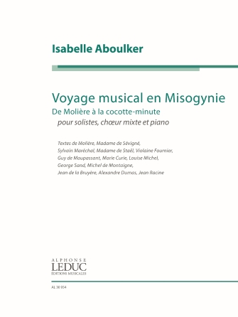 Voyage musical en Misogynie - Score