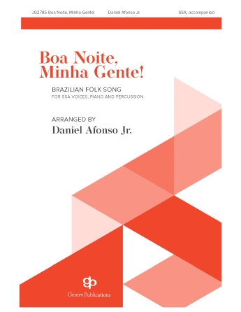 Product Cover for Boa Noite, Minha Gente  Gentry Publications Octavo by Hal Leonard