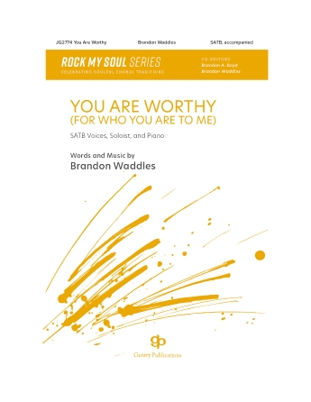 Cover for You Are Worthy : Gentry Publications by Hal Leonard