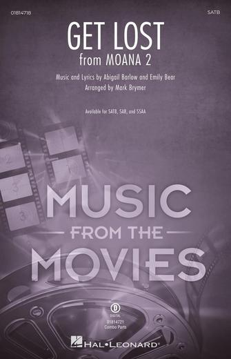 Product Cover for Get Lost from Moana 2 Disney Choral Octavo by Hal Leonard