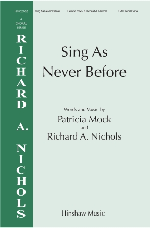 Product Cover for Sing As Never Before  Hinshaw Music Octavo by Hal Leonard
