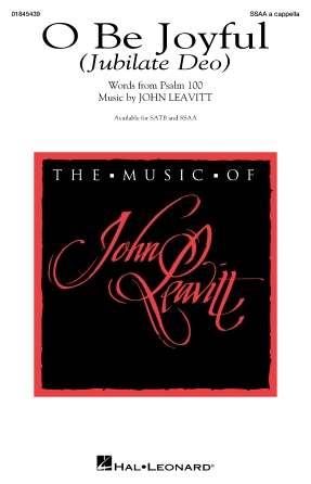 Product Cover for O Be Joyful Jubilate Deo Sacred Choral Octavo by Hal Leonard