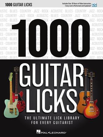 Cover for 1000 Guitar Licks : Guitar Educational by Hal Leonard