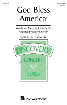 Product Cover for God Bless America Discovery Level 1 Discovery Choral Octavo by Hal Leonard