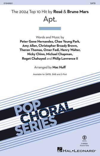 Cover for APT. : Pop Choral Series by Hal Leonard