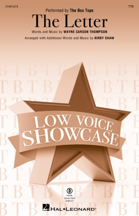 Cover for The Letter : Pop Choral Series by Hal Leonard