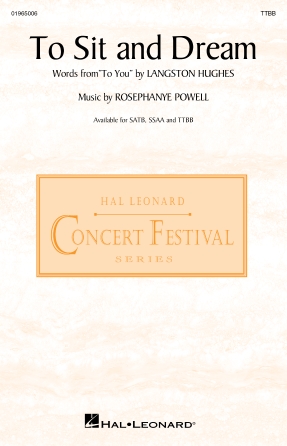 To Sit and Dream : TTBB : Rosephanye Powell : Songbook : 01965006 : 196288364894
