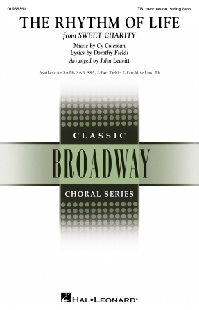 Product Cover for The Rhythm of Life from Sweet Charity Broadway Choral Octavo by Hal Leonard