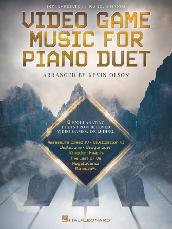 Cover for Video Game Music for Piano Duet : Piano Duet by Hal Leonard