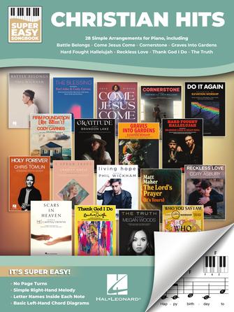 Cover for Christian Hits &ndash; Super Easy Songbook : Super Easy Songbook by Hal Leonard