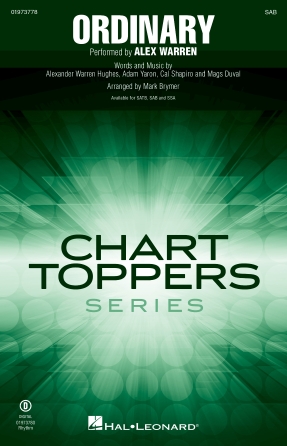 Cover for Ordinary : Pop Choral Series by Hal Leonard