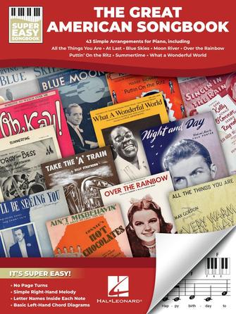 Cover for The Great American Songbook : Super Easy Songbook by Hal Leonard