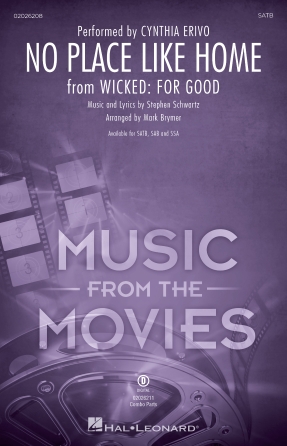 Product Cover for No Place Like Home from Wicked: For Good Pop Choral Series Octavo by Hal Leonard