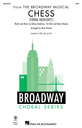 Chess (Choral Highlights) : SAB : Mark Brymer : Tim Rice : Chess : Sheet Music : 02030708 : 196288380115