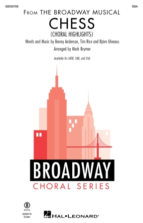 Chess (Choral Highlights) : SSA : Mark Brymer : Tim Rice : Chess : Sheet Music : 02030709 : 196288380122