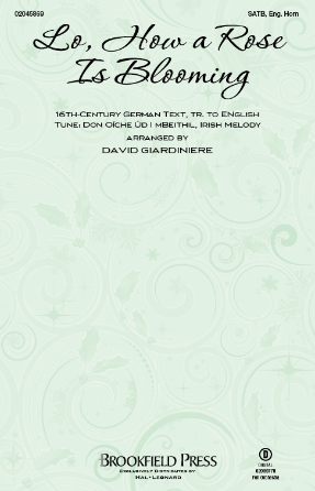 Lo, How A Rose Is Blooming : SATB : David Giardiniere : Sheet Music : 02045869 : 196288381921