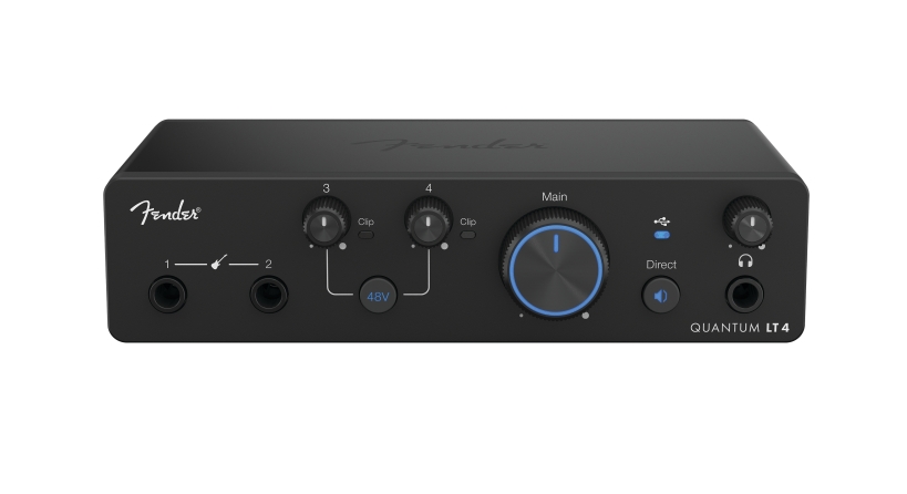 Fender Quantum Lt4 4x2, 24 Bit / 192 Khz Usb-c Audio Interface