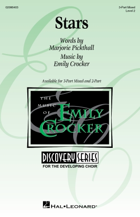 Stars : 3-Part Mixed : Emily Crocker : Emily Crocker : Sheet Music : 02086403 : 196288388616