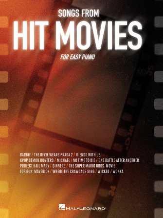 Cover for Songs from Hit Movies for Easy Piano : Easy Piano Songbook by Hal Leonard