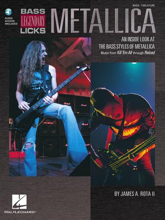 Product Cover for Metallica – Bass Legendary Licks An Inside Look at the Bass Styles of Metallica Legendary Licks Softcover with CD - TAB by Hal Leonard